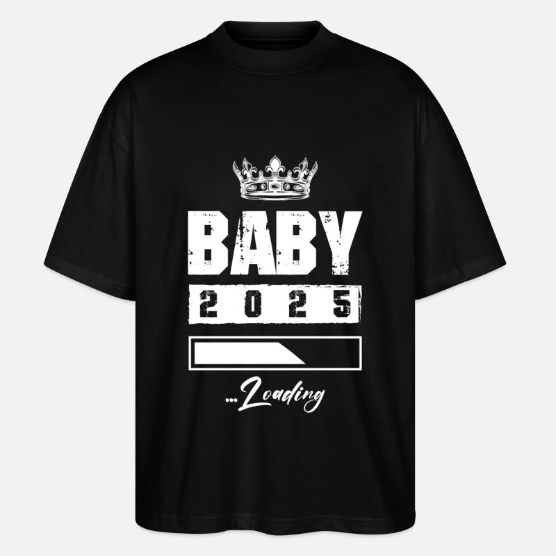 Baby 2025 Loading - Stanley/Stella Oversized Unisex Organic T-shirt Blaster 2.0 - black