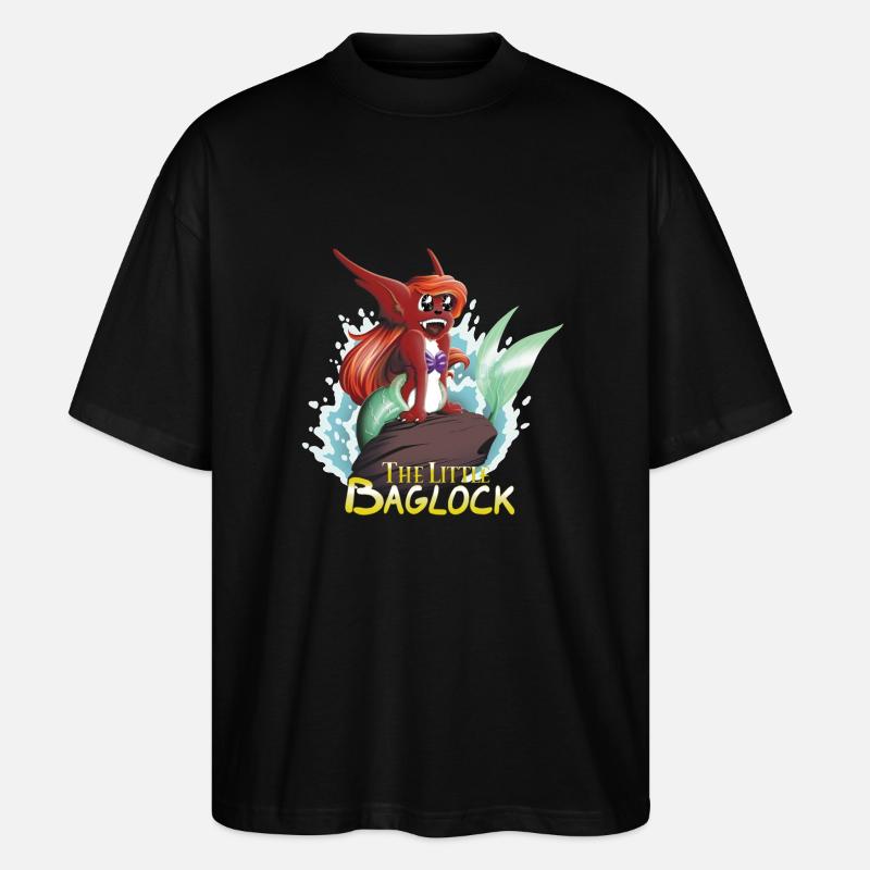 Der kleine Baglock - Stanley/Stella Oversized Unisex Bio T-Shirt Blaster 2.0 - Schwarz