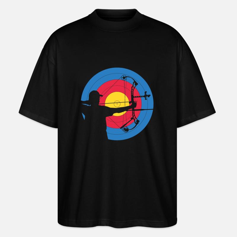 CompoundTargetArcherW-02 - T-shirt bio Blaster 2.0 coupe oversize Stanley/Stella Unisexe - noir