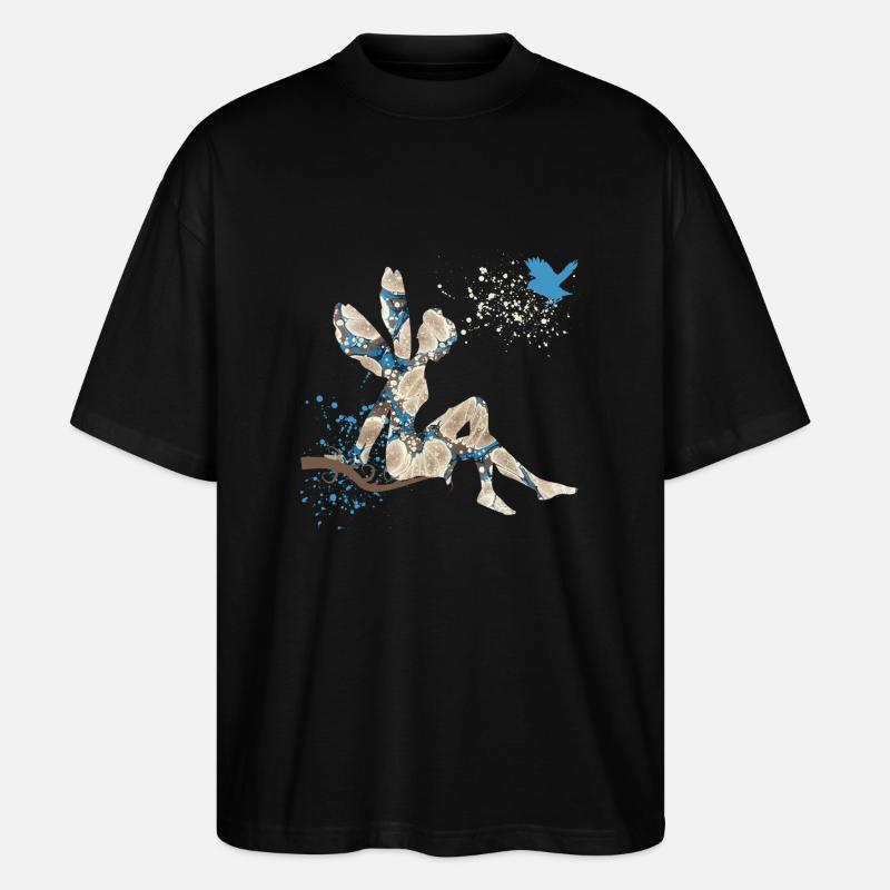 fee e 242 - Stanley/Stella Oversized Unisex Organic T-shirt Blaster 2.0 - black