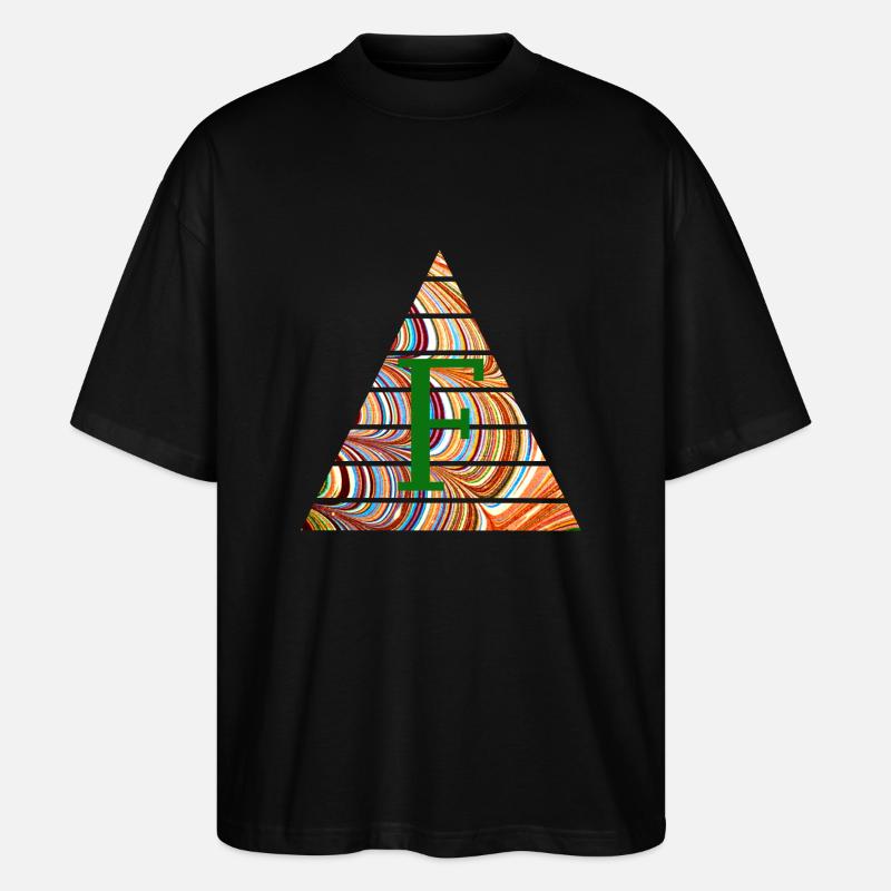 Triangle E 56 F - T-shirt bio Blaster 2.0 coupe oversize Stanley/Stella Unisexe - noir