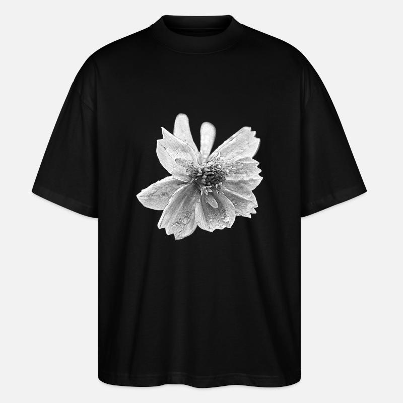 fleur - T-shirt bio Blaster 2.0 coupe oversize Stanley/Stella Unisexe - noir