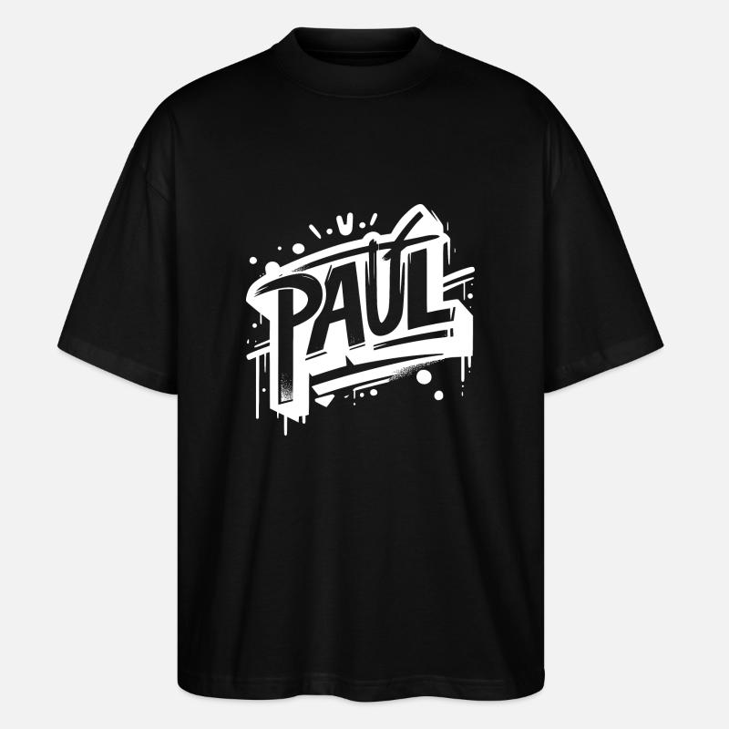 Nom de Paul Graffiti - T-shirt bio Blaster 2.0 coupe oversize Stanley/Stella Unisexe - noir