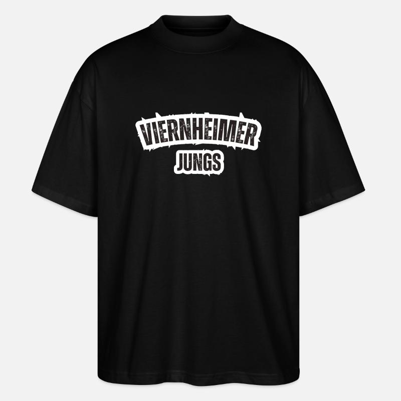 Viernheimer Jungs - Stanley/Stella Oversized Unisex Bio T-Shirt Blaster 2.0 - Schwarz