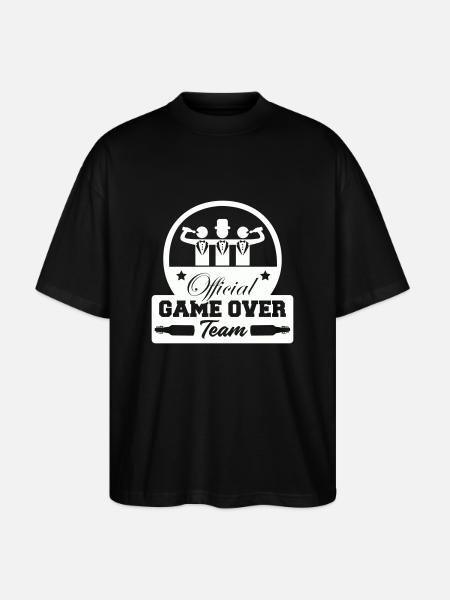 Official Game Over Team - Stanley/Stella Oversized Unisex Organic T-shirt Blaster 2.0 - black