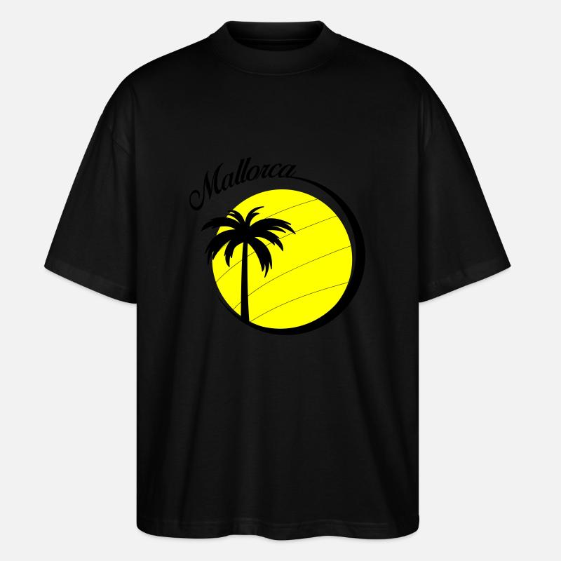 mallorca - Stanley/Stella Oversized Unisex Bio T-Shirt Blaster 2.0 - Schwarz