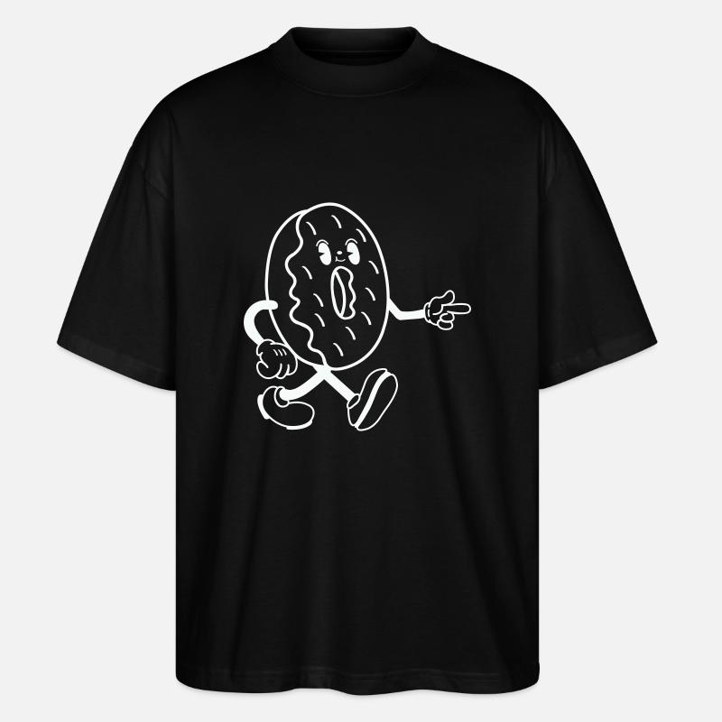 Bande dessinée Donut - T-shirt bio Blaster 2.0 coupe oversize Stanley/Stella Unisexe - noir