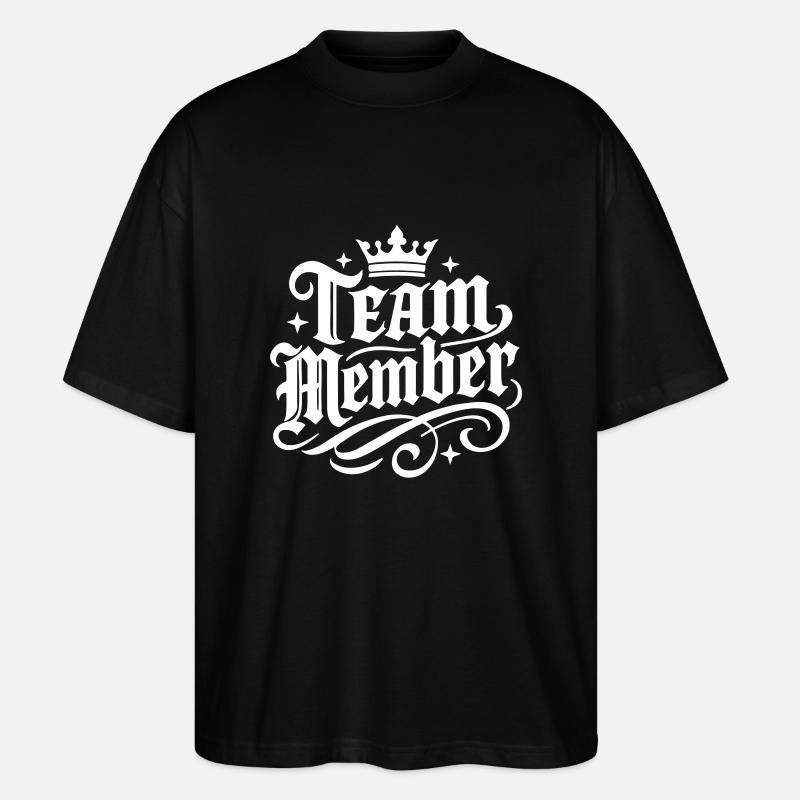 Membre de l’équipe Krone - T-shirt bio Blaster 2.0 coupe oversize Stanley/Stella Unisexe - noir