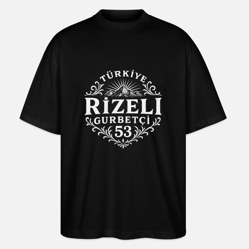 Rize - Stanley/Stella Oversized Unisex Bio T-Shirt Blaster 2.0 - Schwarz
