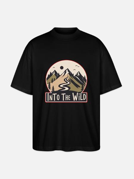 IntoTheWild - Stanley/Stella Oversized Unisex Organic T-shirt Blaster 2.0 - black