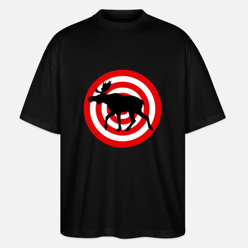 Elchjagd - Stanley/Stella Oversized Unisex Bio T-Shirt Blaster 2.0 - Schwarz