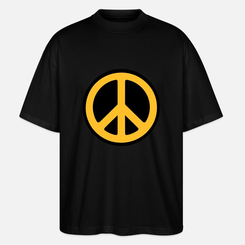 Peace - T-shirt bio Blaster 2.0 coupe oversize Stanley/Stella Unisexe - noir