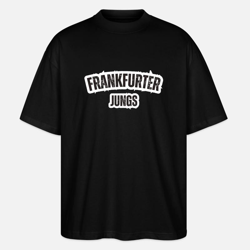Garçons de Francfort - T-shirt bio Blaster 2.0 coupe oversize Stanley/Stella Unisexe - noir