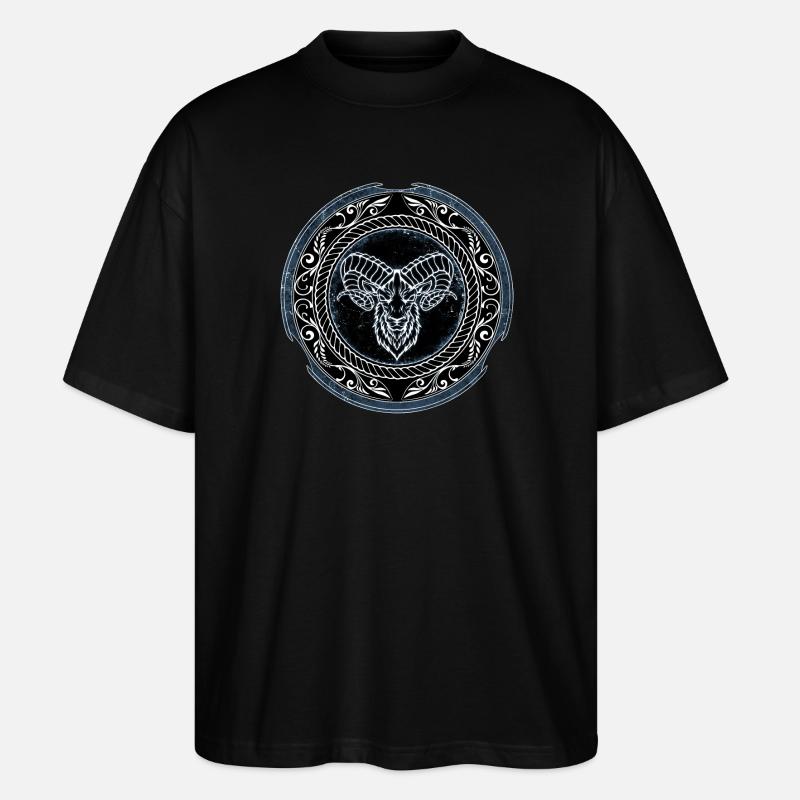 Viking Bélier Bélier Bélier - T-shirt bio Blaster 2.0 coupe oversize Stanley/Stella Unisexe - noir
