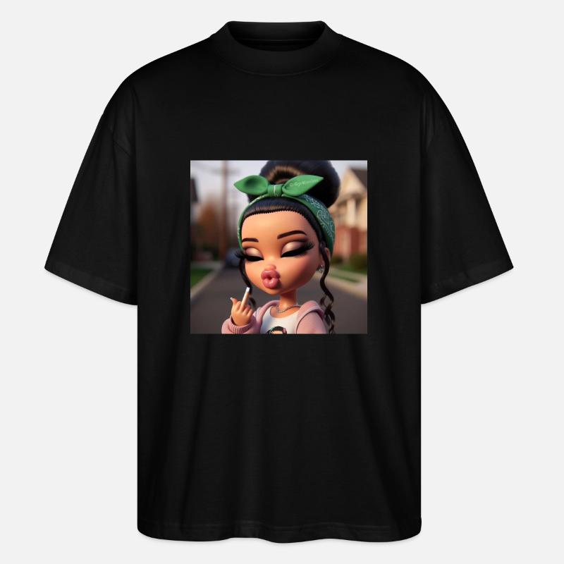 I‘m just a Girl - Stanley/Stella Oversized Unisex Bio T-Shirt Blaster 2.0 - Schwarz