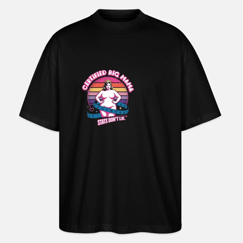 Certified Big Mama - Stanley/Stella Oversized Unisex Bio T-Shirt Blaster 2.0 - Schwarz