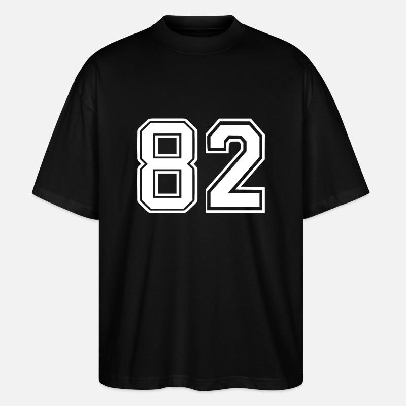 82 - Stanley/Stella Oversized Unisex Bio T-Shirt Blaster 2.0 - Schwarz