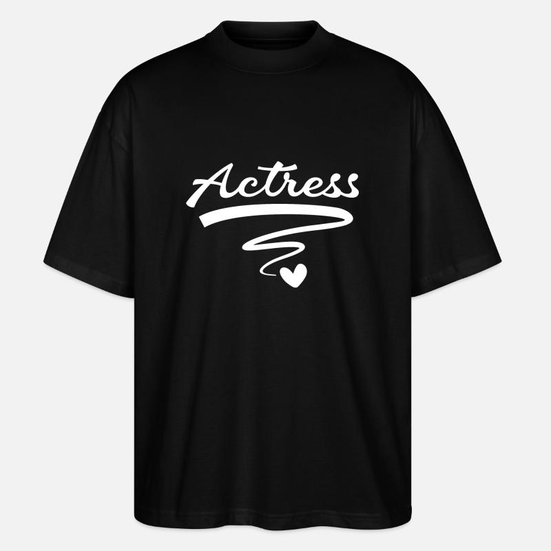 Actrice Actrice - T-shirt bio Blaster 2.0 coupe oversize Stanley/Stella Unisexe - noir