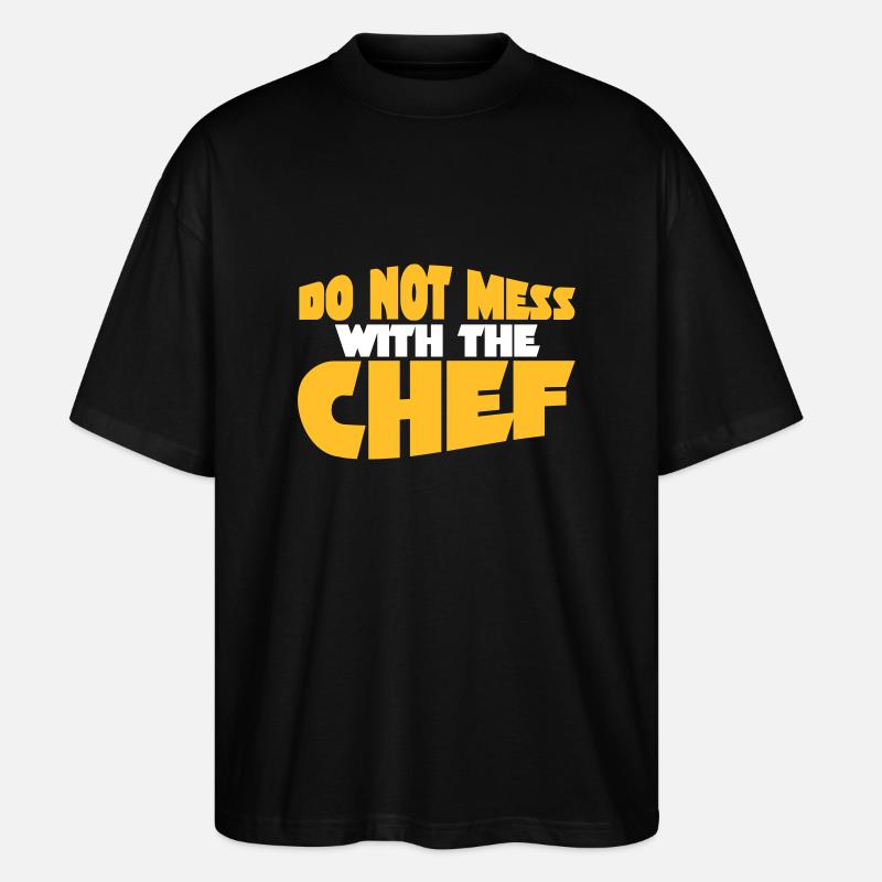 Chef - Stanley/Stella Oversized Unisex Bio T-Shirt Blaster 2.0 - Schwarz