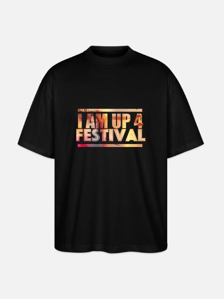 Je suis pour fête - T-shirt bio Blaster 2.0 coupe oversize Stanley/Stella Unisexe - noir