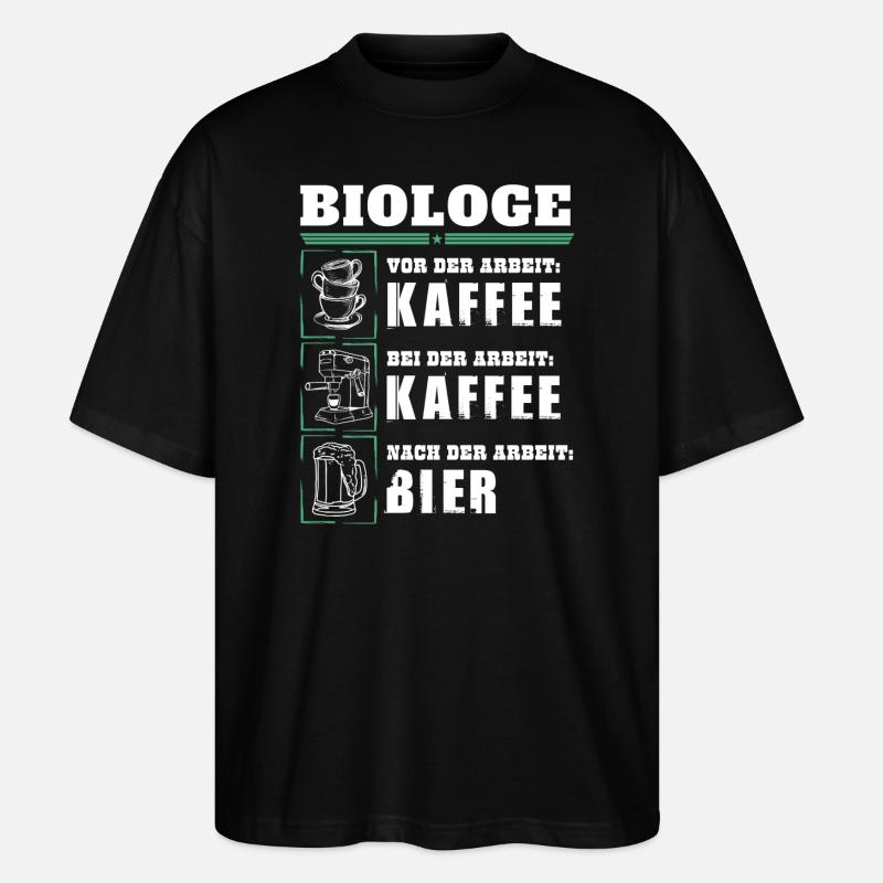 Mon quotidien de biologiste - T-shirt bio Blaster 2.0 coupe oversize Stanley/Stella Unisexe - noir