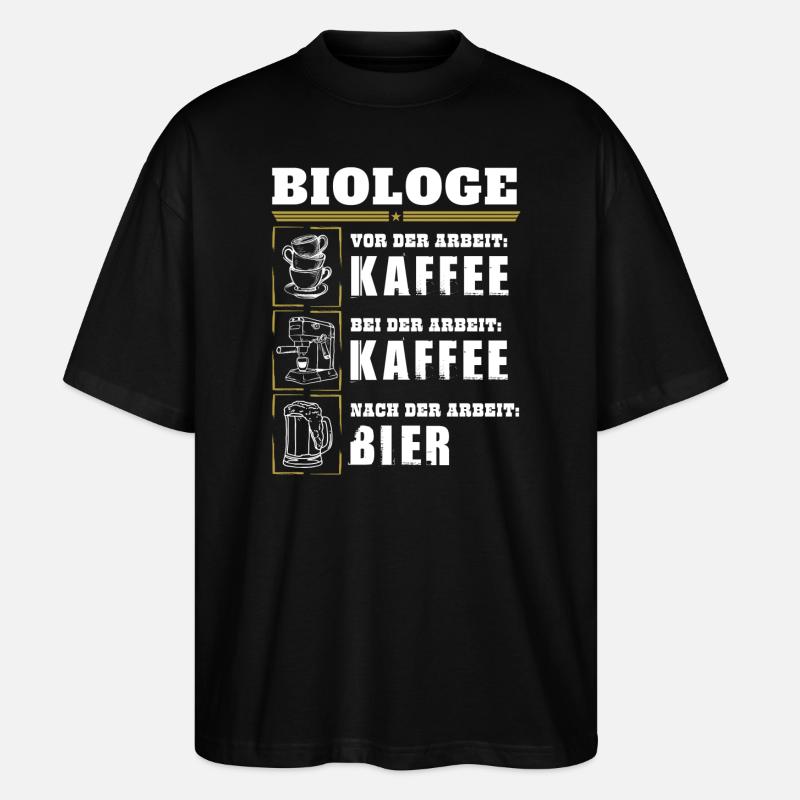 Mon quotidien de biologiste - T-shirt bio Blaster 2.0 coupe oversize Stanley/Stella Unisexe - noir