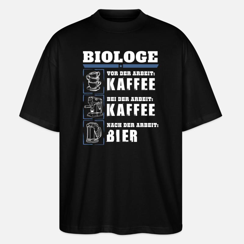 Mon quotidien de biologiste - T-shirt bio Blaster 2.0 coupe oversize Stanley/Stella Unisexe - noir