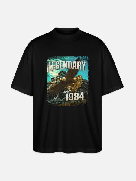 Legendary since 1984 - Stanley/Stella Oversized Unisex Organic T-shirt Blaster 2.0 - black