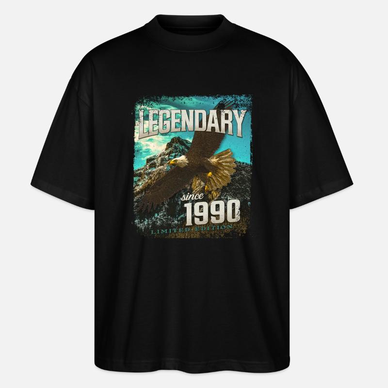 Legendary since 1990 - Stanley/Stella Oversized Unisex Organic T-shirt Blaster 2.0 - black