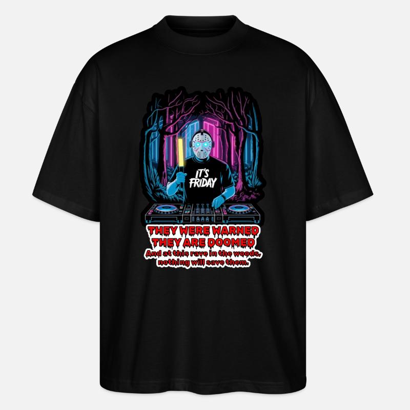 ITs FRIDAY - Stanley/Stella Oversized Unisex Bio T-Shirt Blaster 2.0 - Schwarz