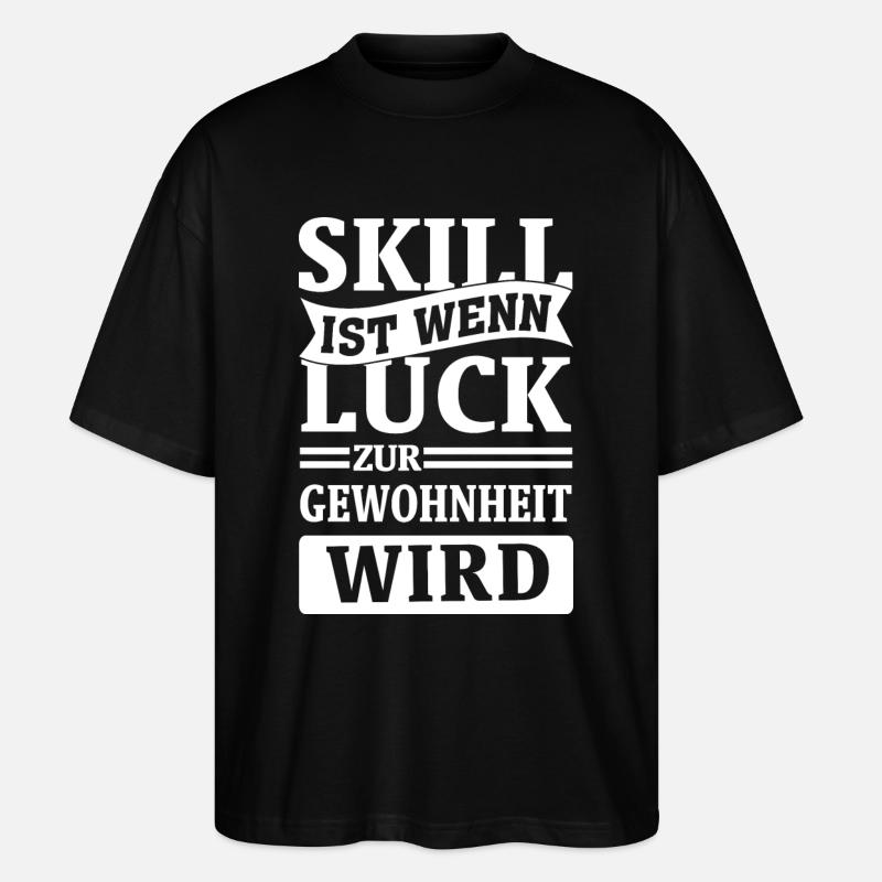 Skill - Stanley/Stella Oversized Unisex Bio T-Shirt Blaster 2.0 - Schwarz