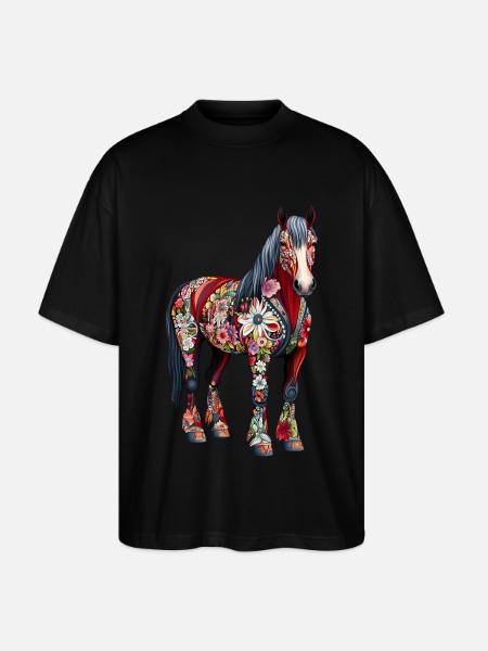 Clydesdale - Stanley/Stella Oversized Unisex Bio T-Shirt Blaster 2.0 - Schwarz