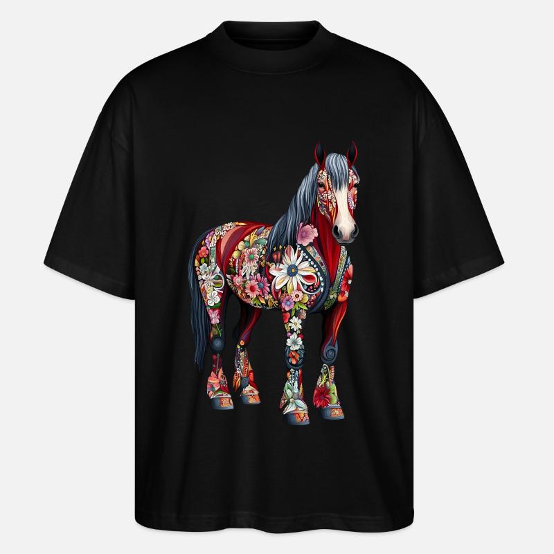 Clydesdale - Stanley/Stella Oversized Unisex Bio T-Shirt Blaster 2.0 - Schwarz