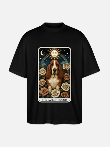 Basset - Stanley/Stella Oversized Unisex Bio T-Shirt Blaster 2.0 - Schwarz