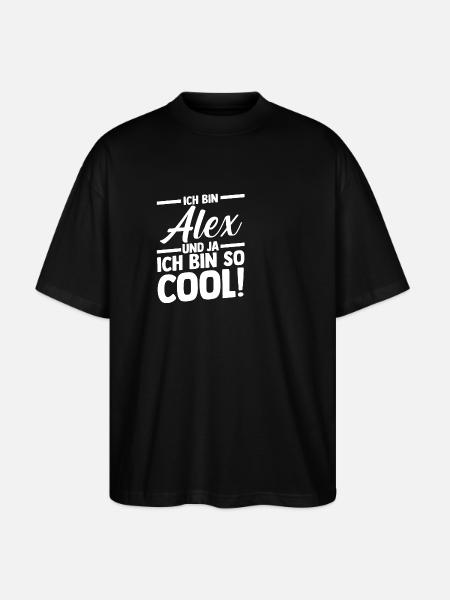 Alexander Alexandra Alexa Alex - Stanley/Stella Oversized Unisex Bio T-Shirt Blaster 2.0 - Schwarz