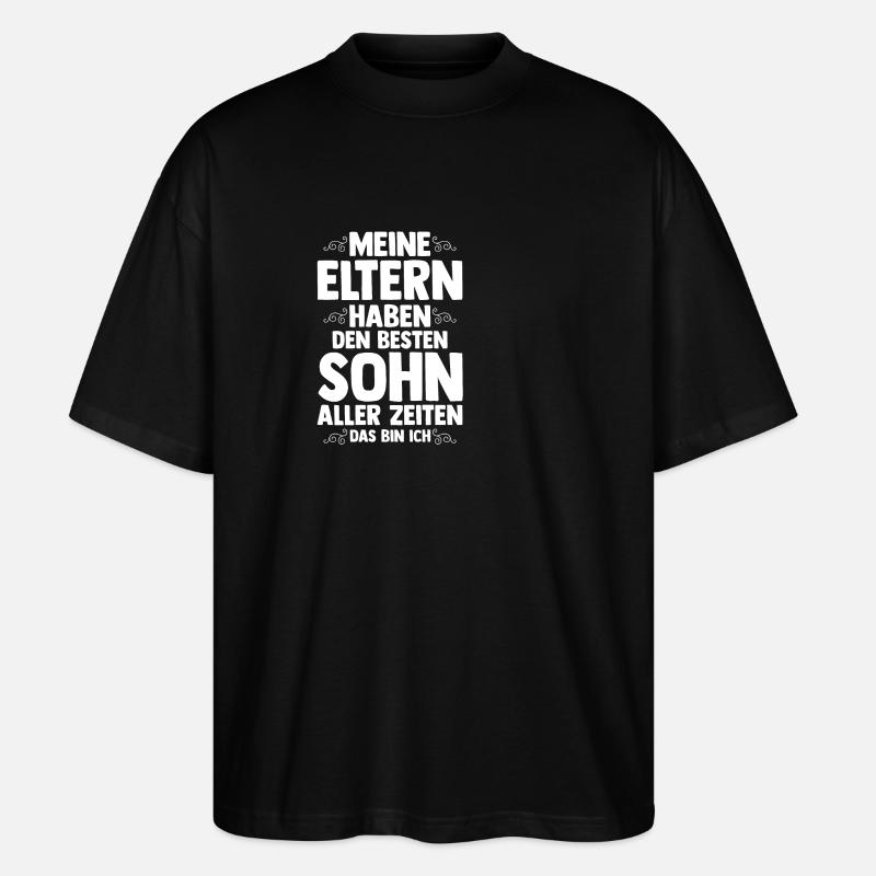 Son Sons Son - Stanley/Stella Oversized Unisex Organic T-shirt Blaster 2.0 - black
