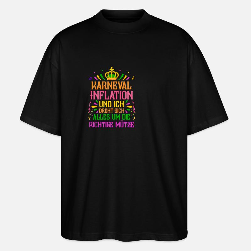 Costume de carnaval Carnaval - T-shirt bio Blaster 2.0 coupe oversize Stanley/Stella Unisexe - noir