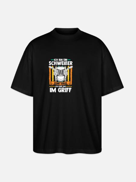 Welding Welding Workers Welder - Stanley/Stella Oversized Unisex Organic T-shirt Blaster 2.0 - black