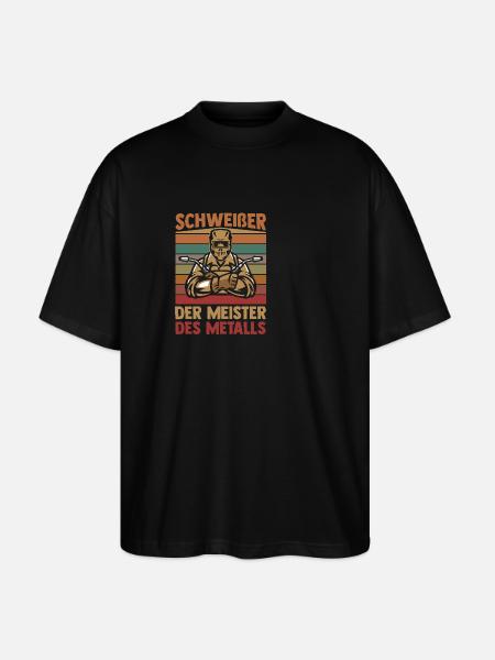 Soudage Soudeurs Soudeurs - T-shirt bio Blaster 2.0 coupe oversize Stanley/Stella Unisexe - noir