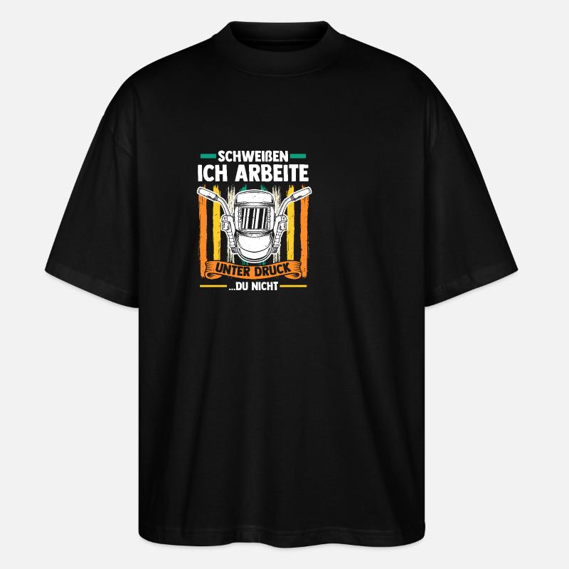 Soudage Soudeurs Soudeurs - T-shirt bio Blaster 2.0 coupe oversize Stanley/Stella Unisexe - noir