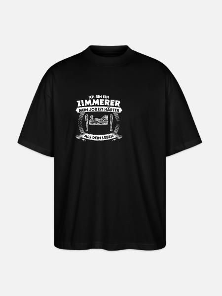 Zimmermann Zimmerer - Stanley/Stella Oversized Unisex Bio T-Shirt Blaster 2.0 - Schwarz