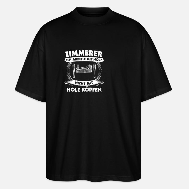 Zimmermann Zimmerer - Stanley/Stella Oversized Unisex Bio T-Shirt Blaster 2.0 - Schwarz