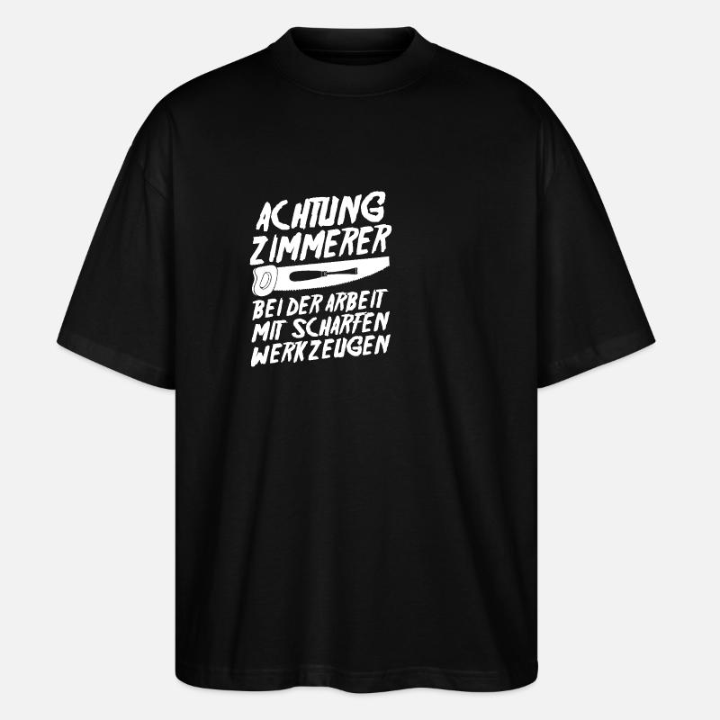Charpentier Charpentier - T-shirt bio Blaster 2.0 coupe oversize Stanley/Stella Unisexe - noir