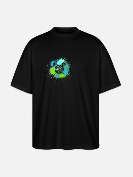 Darts player Darts - Stanley/Stella Oversized Unisex Organic T-shirt Blaster 2.0 - black