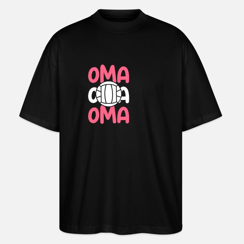 Handball Mamie Handball - T-shirt bio Blaster 2.0 coupe oversize Stanley/Stella Unisexe - noir