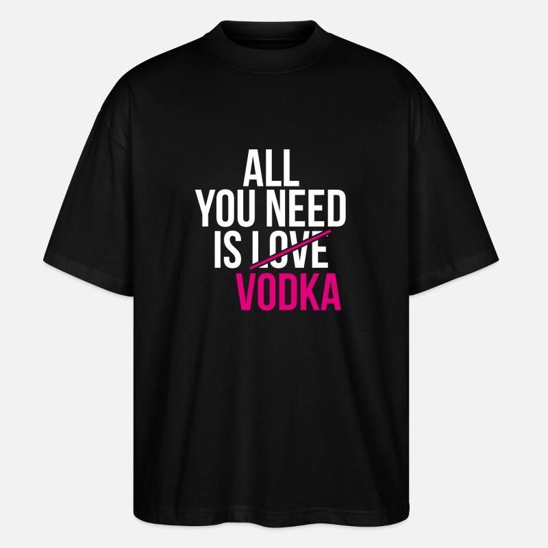 Vodka, vodka, - T-shirt bio Blaster 2.0 coupe oversize Stanley/Stella Unisexe - noir