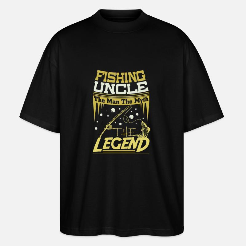 Fischer Onkel - Stanley/Stella Oversized Unisex Bio T-Shirt Blaster 2.0 - Schwarz