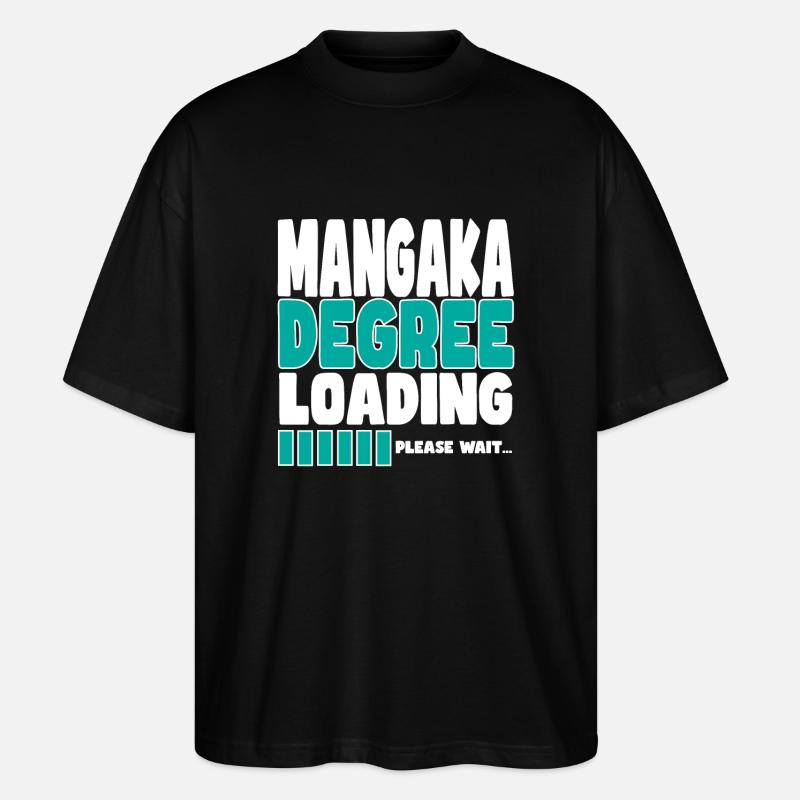 Mangaka invites training - Stanley/Stella Oversized Unisex Organic T-shirt Blaster 2.0 - black