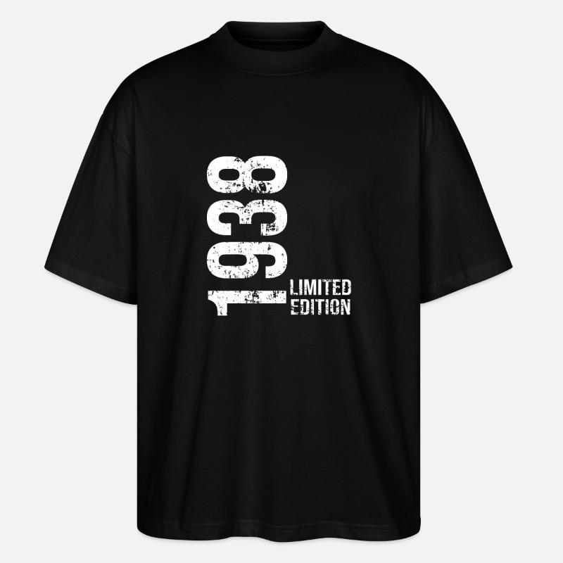 Edition Limitée De 1938 - T-shirt bio Blaster 2.0 coupe oversize Stanley/Stella Unisexe - noir