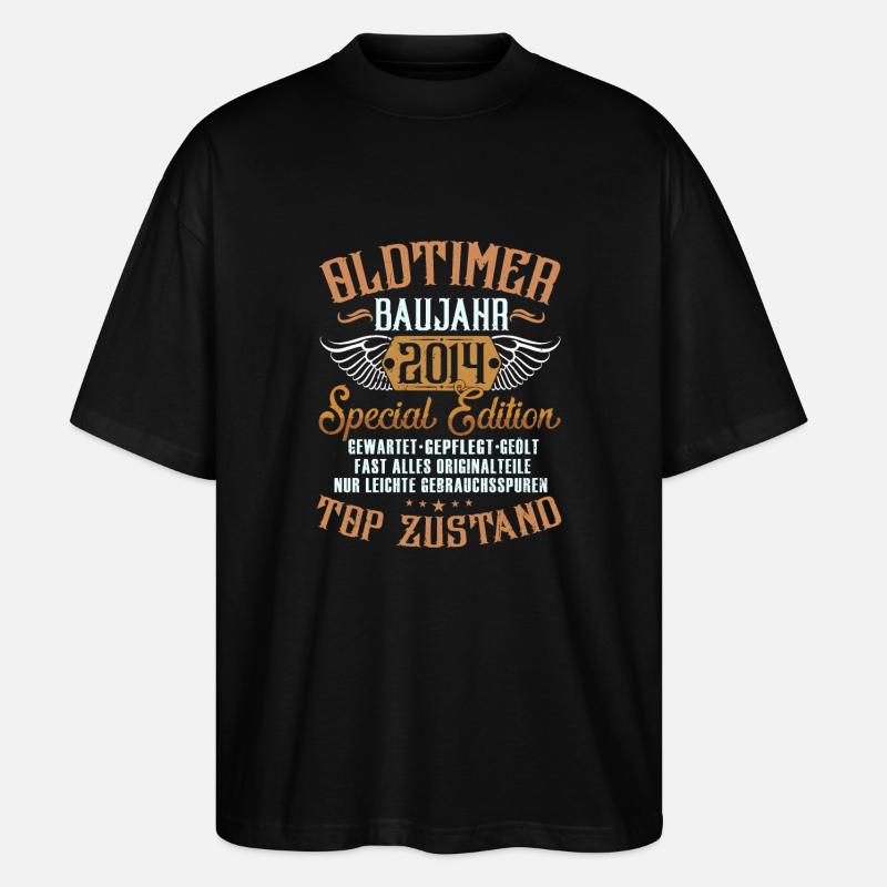 Oldtimer 2014 - T-shirt bio Blaster 2.0 coupe oversize Stanley/Stella Unisexe - noir